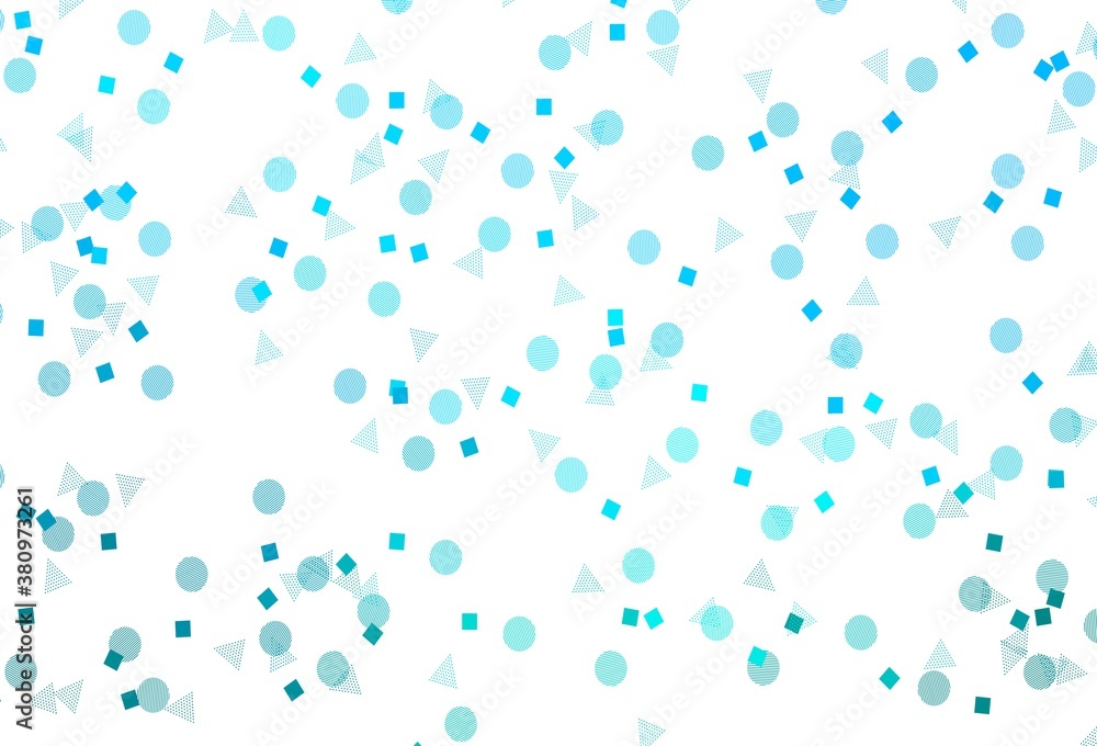 Light BLUE vector background with polygonal style with circles. Light BLUE vector background with polygonal style with circles.