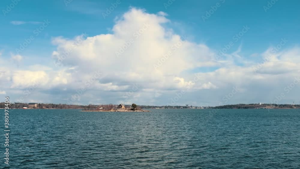 Little island with house just outside Helsinki, Finland Little island with house just outside Helsinki, Finland
