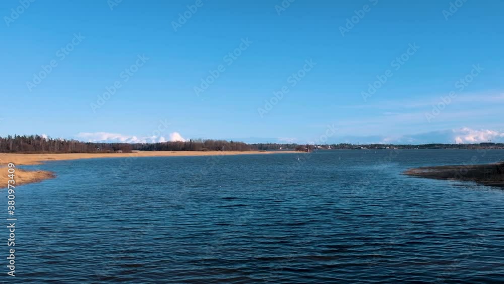 River view in Helsinki, Finland
