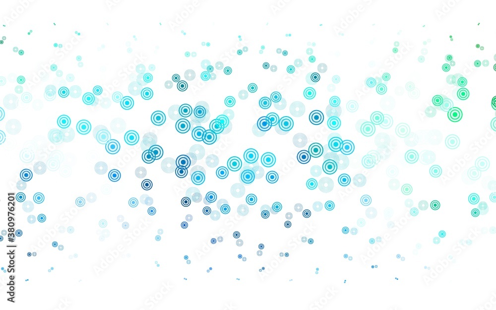 Light Green vector pattern with spheres. Light Green vector pattern with spheres.