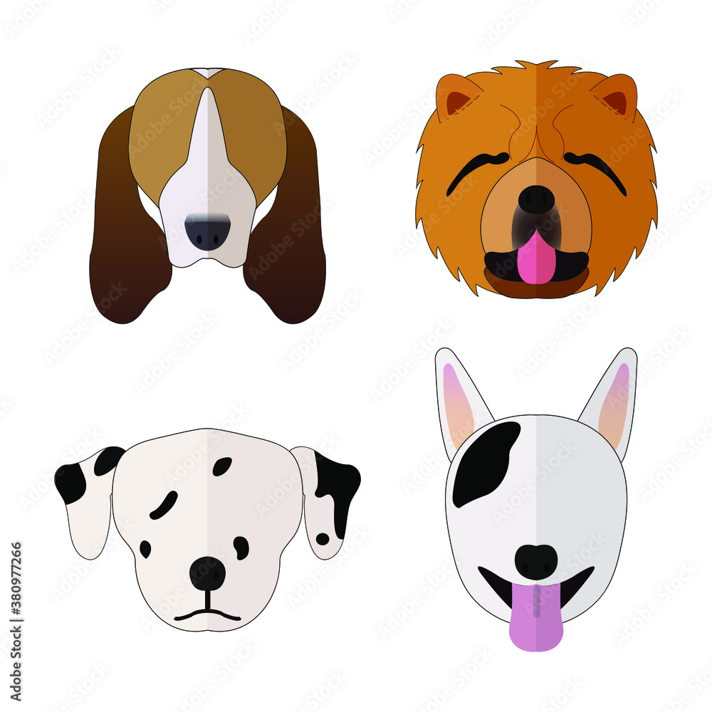 Obraz premium Dog Icon 6