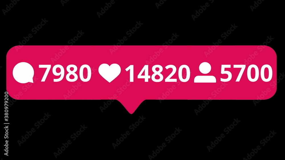 Comments, Likes, Follower. Like Icon Social Media. ed like button with ...