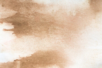 beige watercolor painted background texture