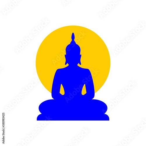 Design of Buddha icon