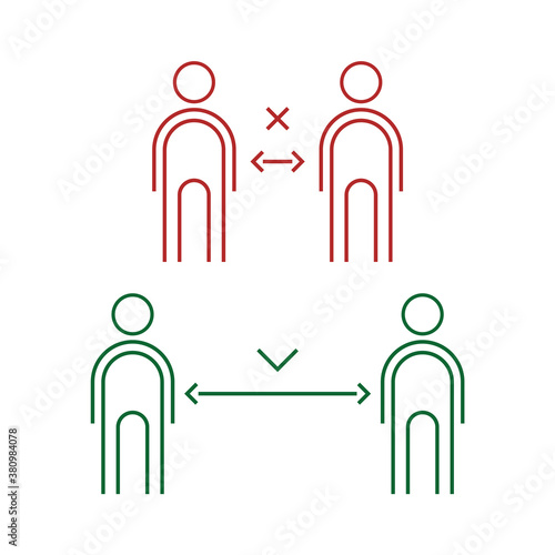Design of security distance symbol