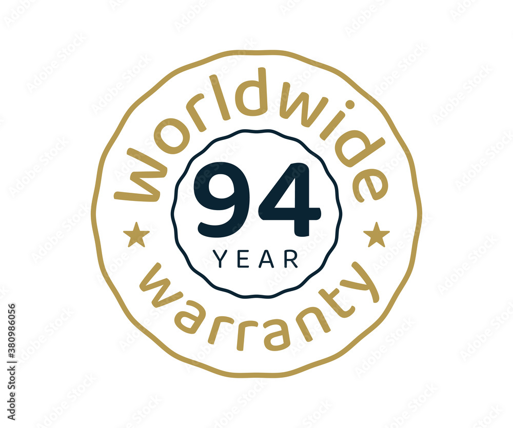 94 years worldwide warranty, 94 years global warranty