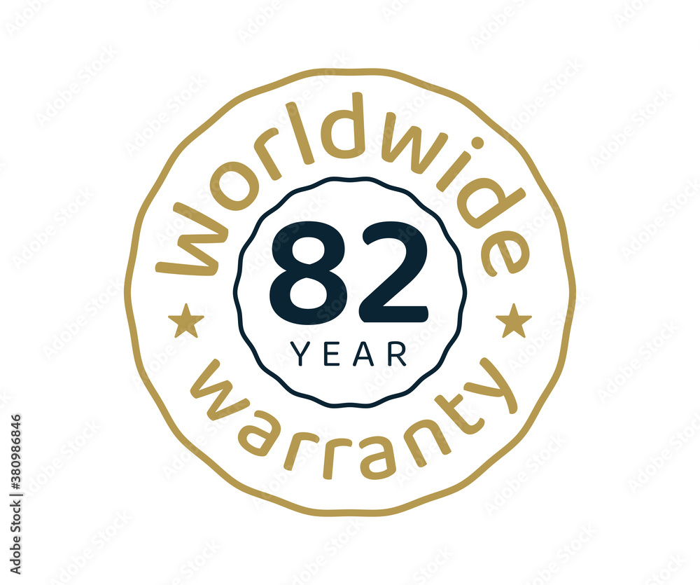 82 years worldwide warranty, 82 years global warranty