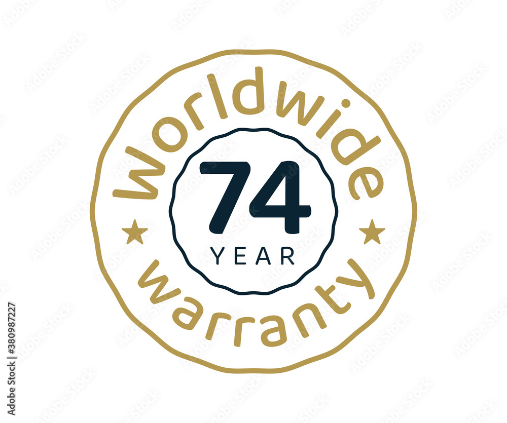 74 years worldwide warranty, 74 years global warranty