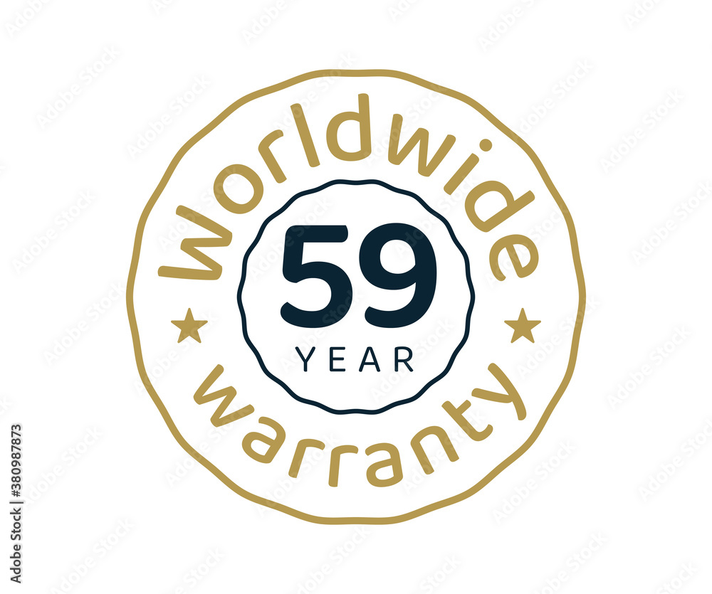 59 years worldwide warranty, 59 years global warranty