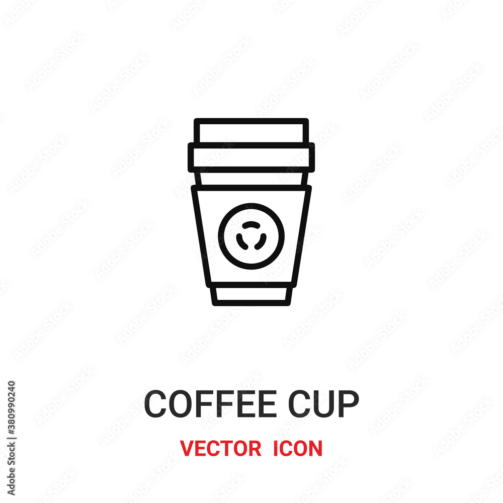 coffee cup icon vector symbol. coffee cup symbol icon vector for your design. Modern outline icon for your website and mobile app design. coffee cup icon vector symbol. coffee cup symbol icon vector for your design. Modern outline icon for your website and mobile app design.