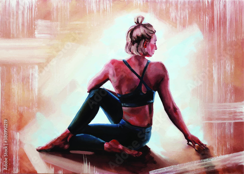 yoga girl