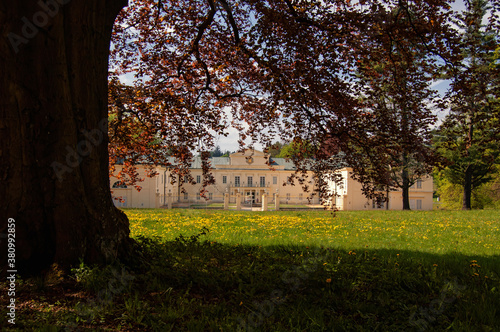 State Chateau Kynzvart - castle is located near the famous west Bohemian spa town Marianske Lazne (Marienbad) - Czech Republic 