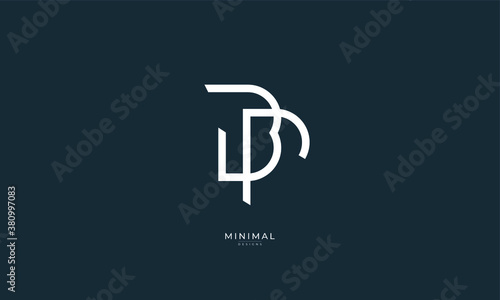 Valokuva Alphabet letter icon logo BP