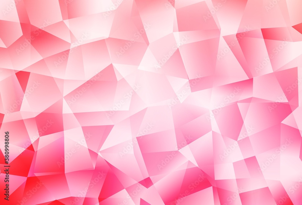 Light Pink, Yellow vector polygonal template. Light Pink, Yellow vector polygonal template.