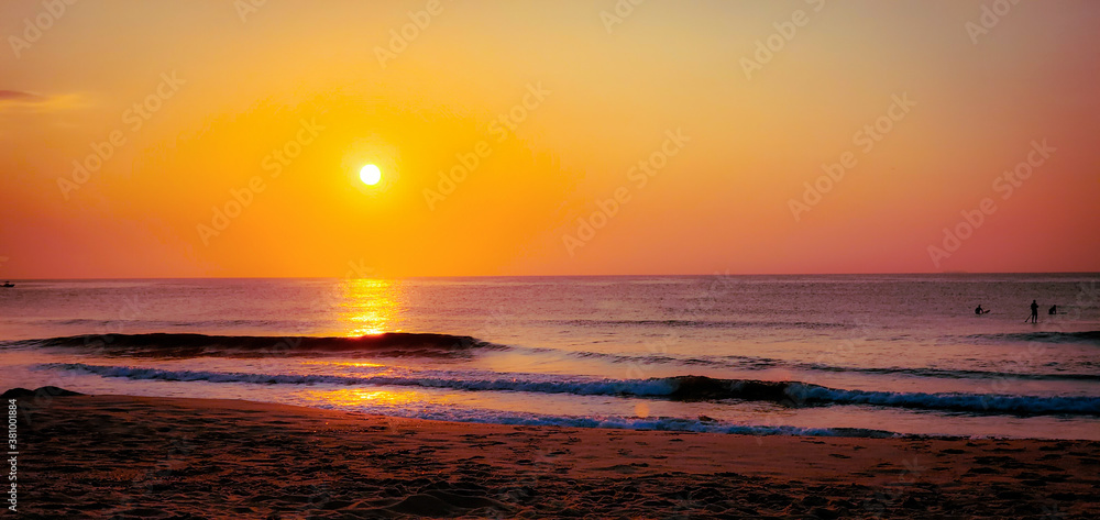 Fototapeta premium sunset on the beach