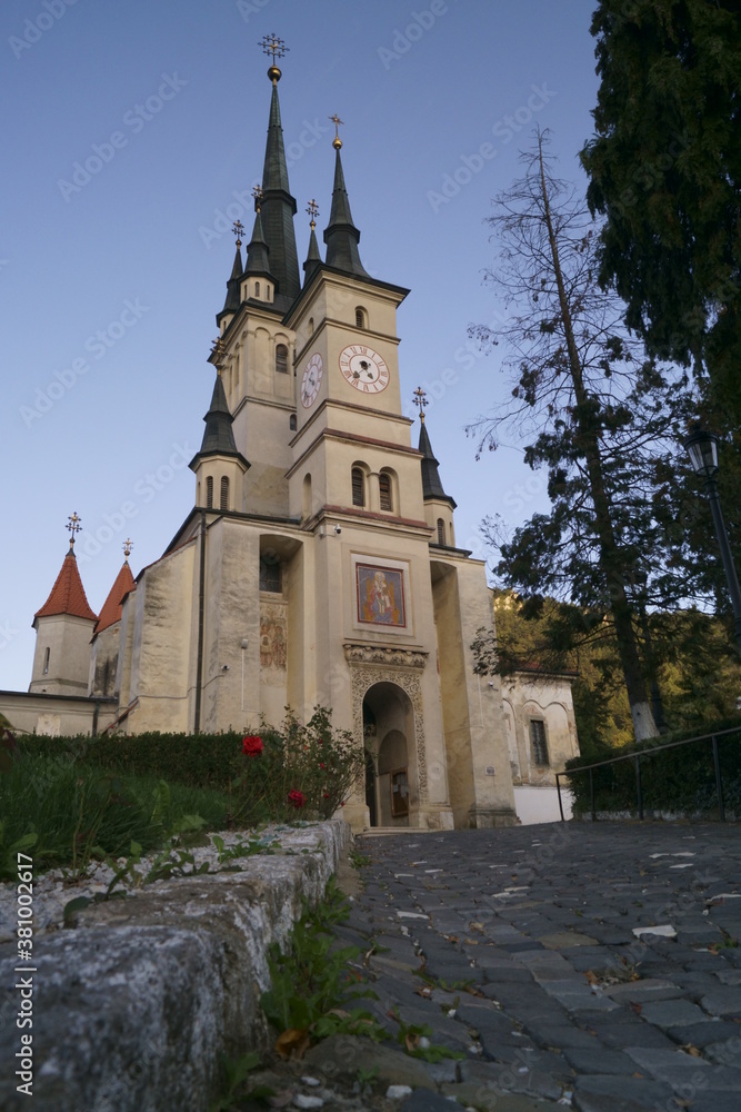 Saint Nicholas Church in Brasov, Transylvania, Romania