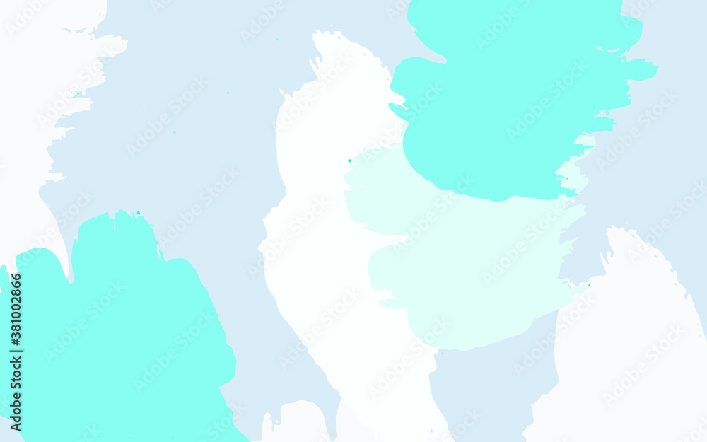 Light Blue, Green vector template with chaotic shapes. Light Blue, Green vector template with chaotic shapes.