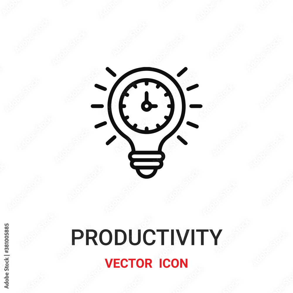 Productivity vector icon. Modern, simple flat vector illustration for website or mobile app.Productivity symbol, logo illustration. Pixel perfect vector graphics Productivity vector icon. Modern, simple flat vector illustration for website or mobile app.Productivity symbol, logo illustration. Pixel perfect vector graphics