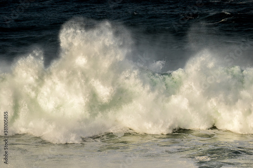 huge waves at Cape Kiwanda on the Oregon coast at Pacific City