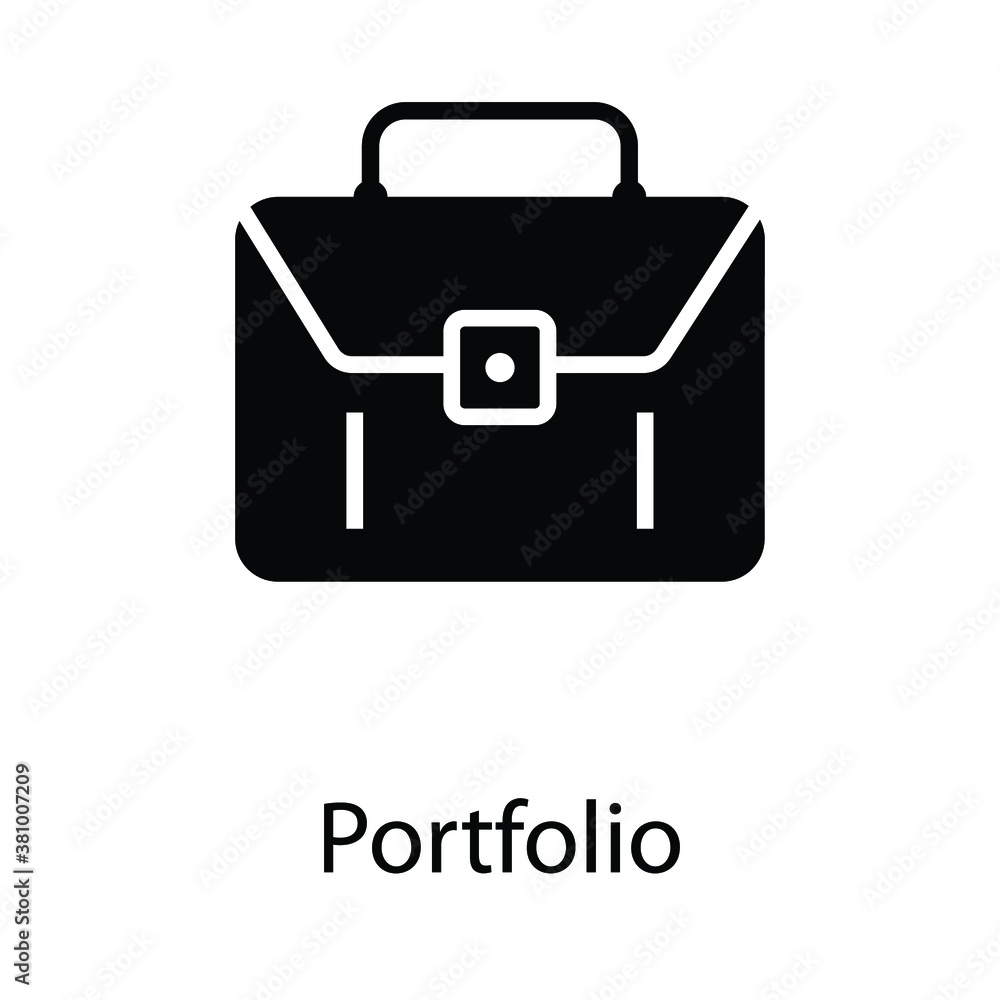 portfolio vector glyph icon portfolio vector glyph icon
