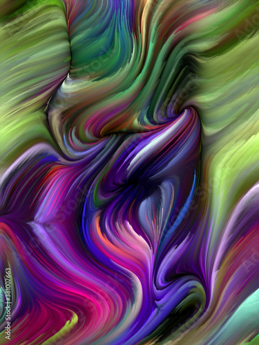 Paint Flow Abstraction