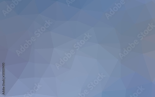 Light BLUE vector abstract mosaic background. Creative illustration in halftone style with gradient. The best triangular design for your business.