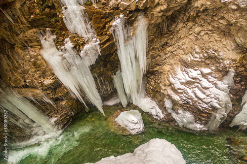 Breitachklamm - Oberstdorf - Eis - Winter  photo