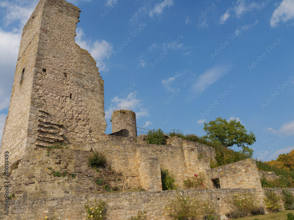 die Ruine der Kugelsburg in Hessen