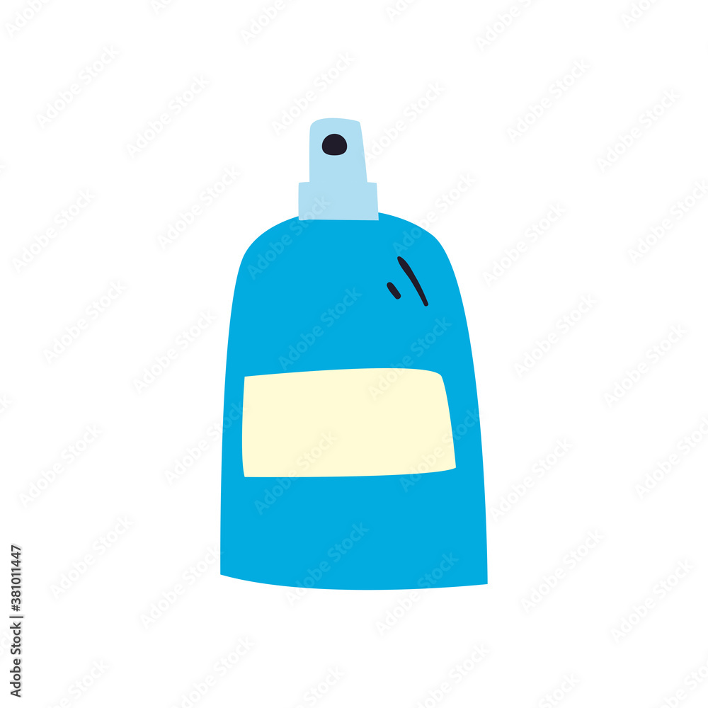 sanitizer spray bottle free form style icon vector design sanitizer spray bottle free form style icon vector design