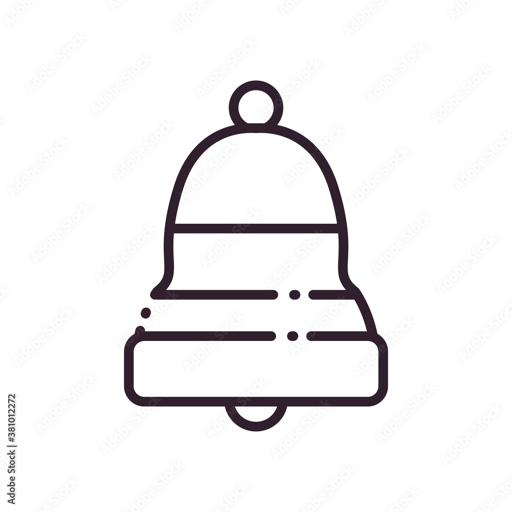 bell line style icon vector design bell line style icon vector design