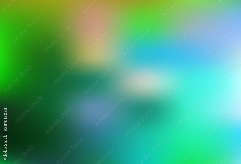 Obraz premium Light Blue, Green vector blurred pattern.