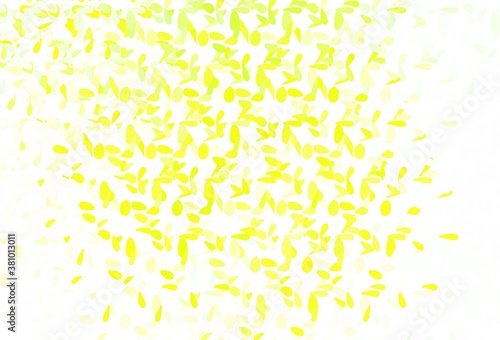 Light Green, Yellow vector texture with disks.