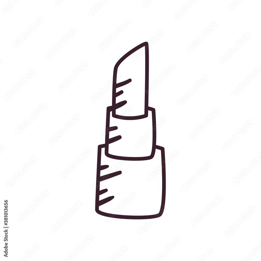 pop art lipstick line style icon vector design pop art lipstick line style icon vector design