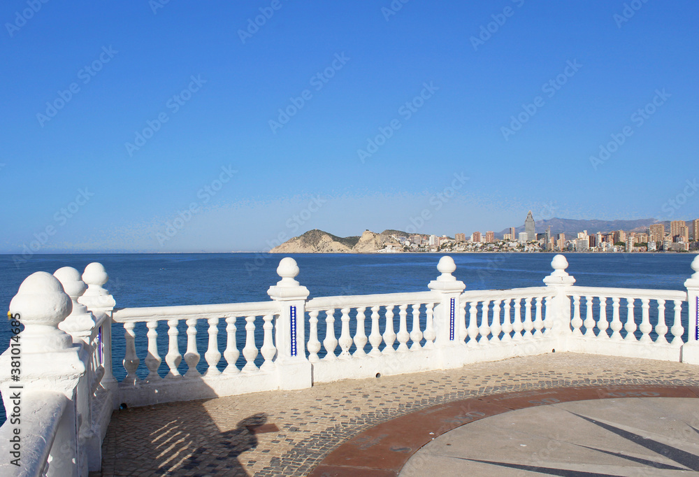 Playa de Poniente, Benidorm, España Playa de Poniente, Benidorm, España
