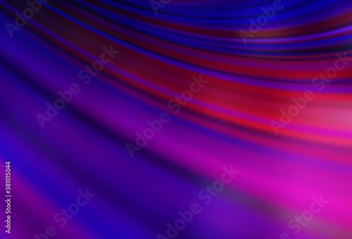 Dark Purple vector blurred shine abstract texture.