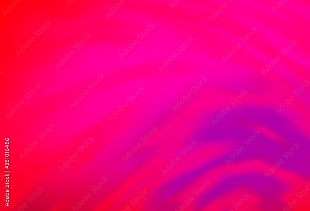 Fototapeta premium Light Purple, Pink vector blurred shine abstract background.