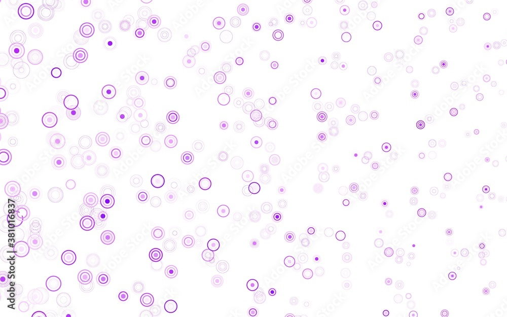 Light Purple vector layout with circle shapes. Light Purple vector layout with circle shapes.