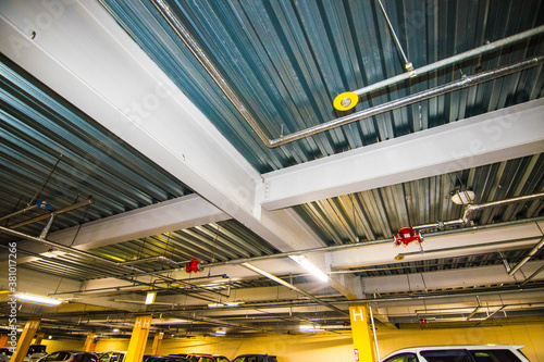 This is a Japanese sensor that checks if there is a vacancy in the parking lot.