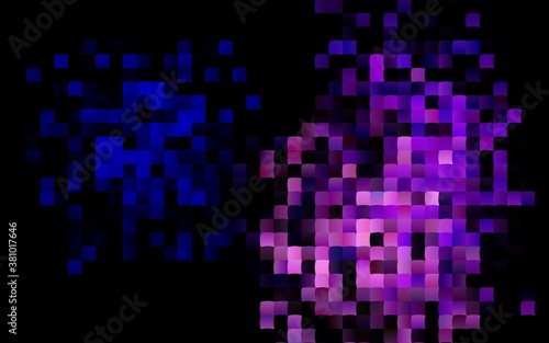 Dark Pink, Blue vector template with crystals, rectangles. Modern abstract illustration with colorful rectangles. Pattern can be used for websites. © Dmitry