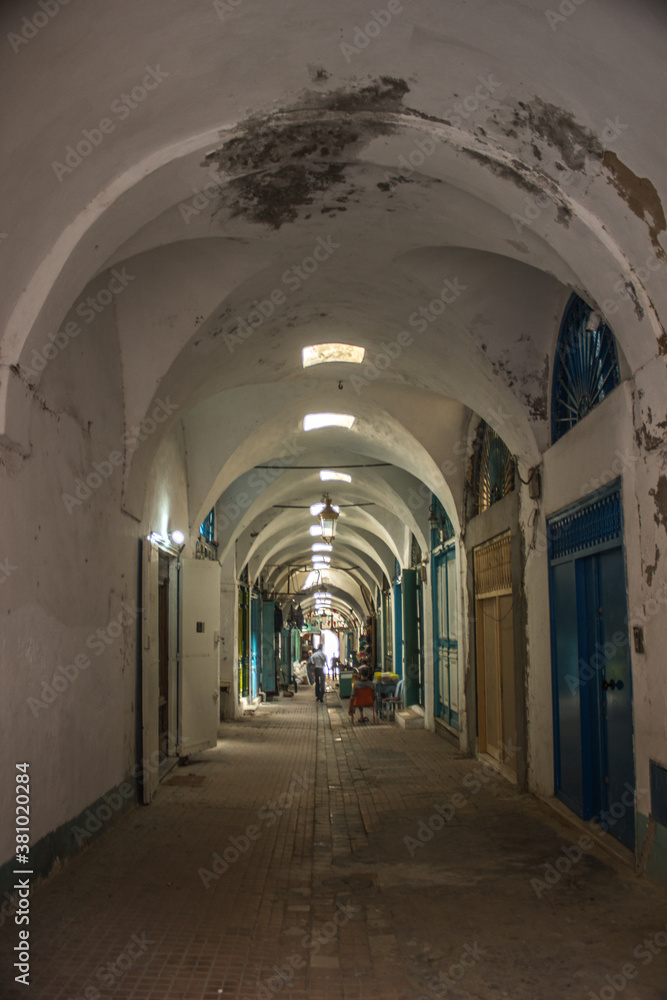 corridor in the old town