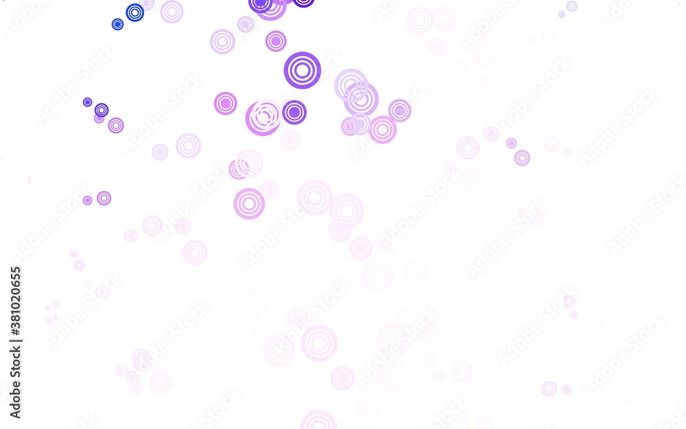 Light Purple, Pink vector template with circles. Light Purple, Pink vector template with circles.
