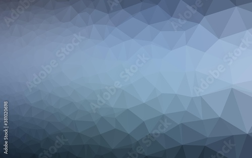 Light BLUE vector polygonal background. Modern geometrical abstract illustration with gradient. The best triangular design for your business.