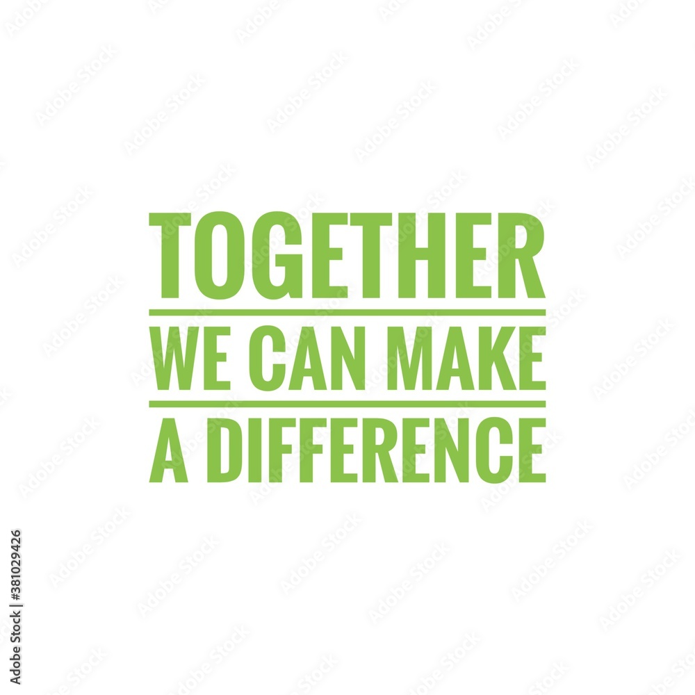 Fototapeta premium Illustration about togetherness and change