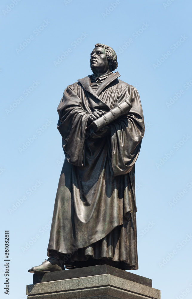 Monument to Martin Luther in Dresden