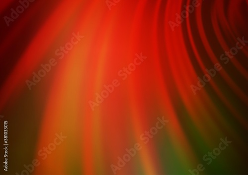 Dark Multicolor, Rainbow vector blurred and colored template. A vague abstract illustration with gradient. Brand new design for your business.