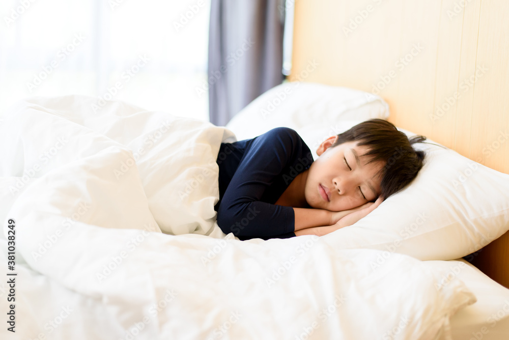 Young boy sleeping