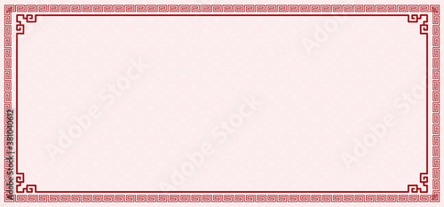 Chinese Traditional Background, Chinese Red Frame