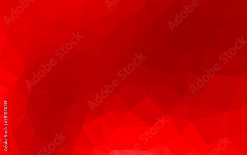 Light Red vector abstract mosaic backdrop. Colorful illustration in abstract style with gradient. Polygonal design for your web site.