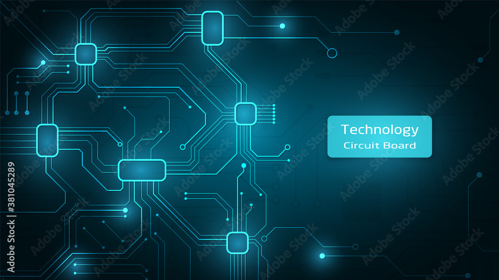 Circuit technology background Circuit technology background