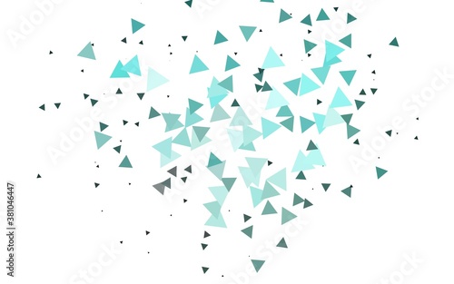 Light BLUE vector backdrop with lines  triangles. Beautiful illustration with triangles in nature style. Pattern for commercials.